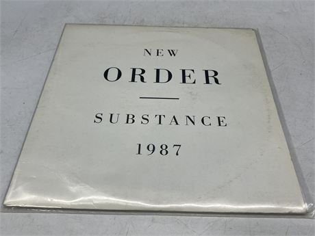 NEW ORDER - SUBSTANCE 1987 - VG+