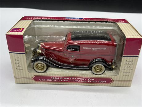 LIMITED EDITION CANADIAN TIRE DIECAST IN BOX - 1934 FORD DELIVERY VAN