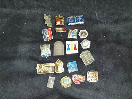VARIOUS FOREIGN PINS