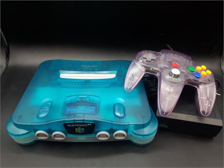 JAPANESE N64 CONSOLE - MODDED TO PLAY ALL REGION GAMES