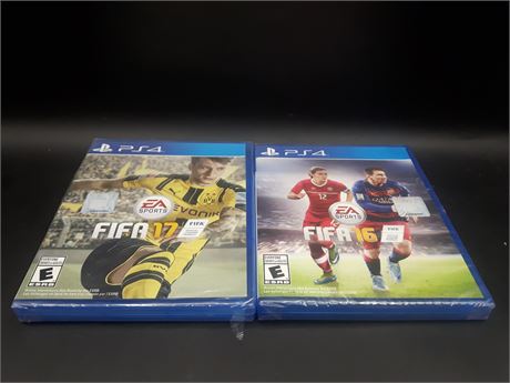 SEALED - FIFA 16 & FIFA 17 - PS4
