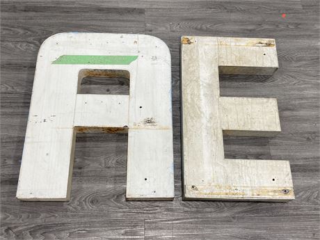 VINTAGE MARQUEE LETTERS - GOOD CONDITION (24”X30.5”)