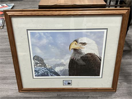 SIGNED / NUMBERED EAGLE PRINT (26.5”x21”)