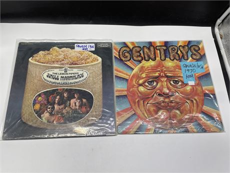 2 MISC CANADIAN PRESSING RECORDS - EXCELLENT (E)
