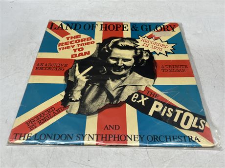 THE SEX PISTOLS - LAND OF HOPE & GLORY - EXCELLENT (E)