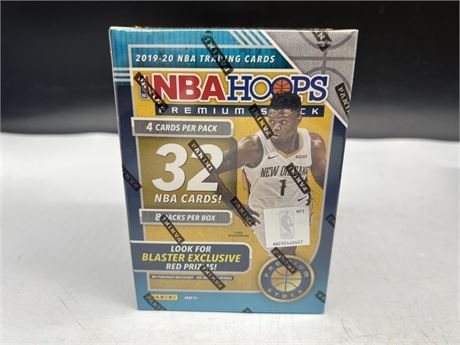 SEALED 2019/20 NBA HOOPS PANINI BLASTER BOX
