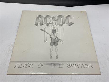AC/DC - FLICK OF THE SWITCH - EXCELLENT (E)