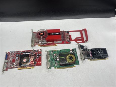 4 GAMING GRAPHICS CARDS