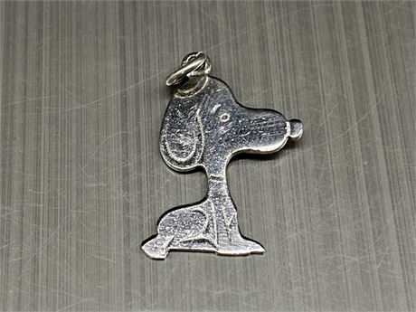 STERLING SILVER SNOOPY PENDANT