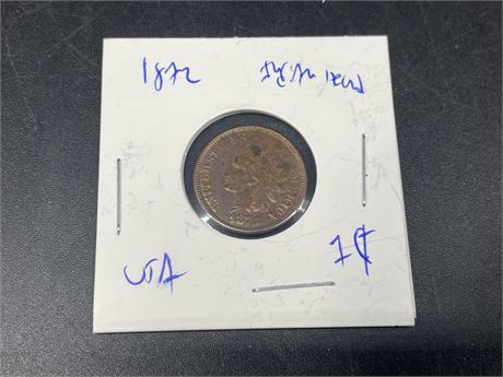 1872 UNITED STATES PENNY