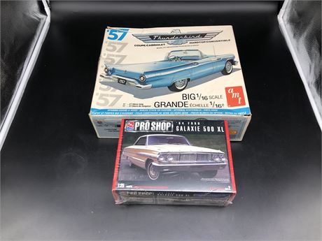 TWO MODEL CAR KITS (1 NEW,1 USED)