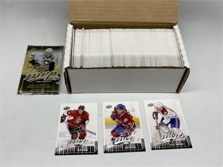 ~400 UPPERDECK MVP 2009/10 NHL CARDS