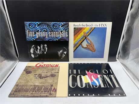 4 ASSORTED RECORDS - EXCELLENT (E)