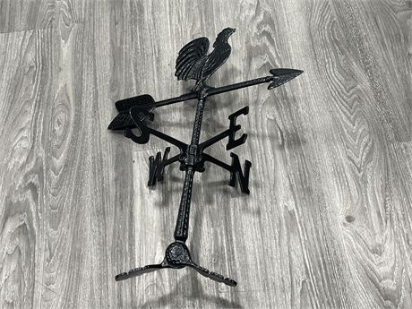 WROUGHT IRON ROOSTER WEATHERVANE - TO BE MOUNTED