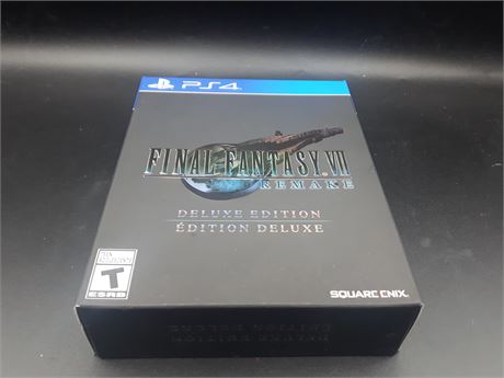 MINT - FINAL FANTASY VII REMAKE - DELUXE EDITION - PS4
