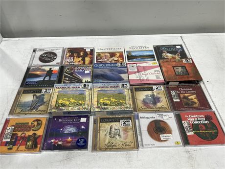 20 SEALED CDS / CD SETS