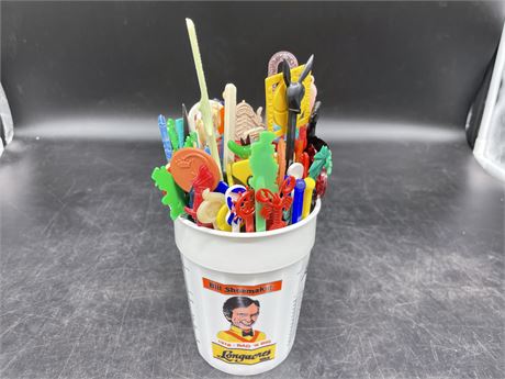 115 SWIZZLE STICKS FROM ALL OVER PLAYBOY