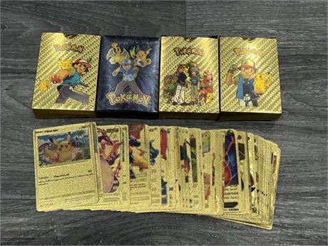 4 POKÉMON SETS (55 CARDS EACH)