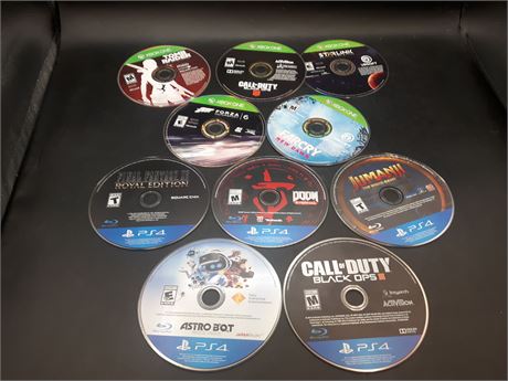 COLLECTION OF PS4 / XBOX GAMES - VERY GOOD CONDITION