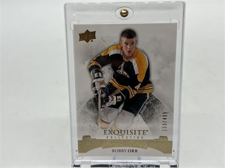 NUMBERED BOBBY ORR LEGENDS EXQUISITE COLLECTION UD 2016 - #159/499