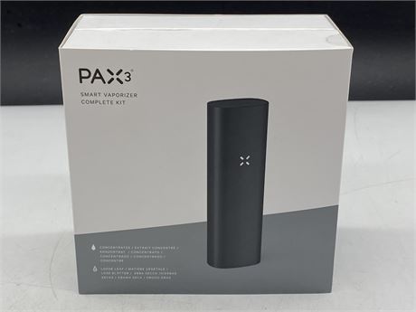 LIKE NEW PAX3 VAPORIZER COMPLETE IN BOX