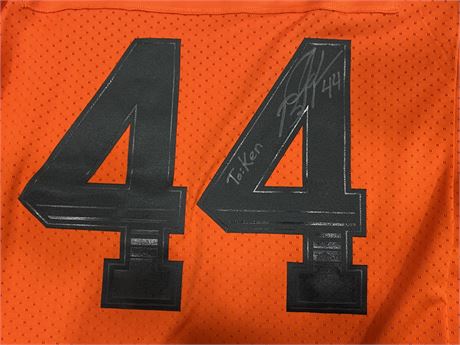 SIGNED BIGHILL BC LIONS JERSEY