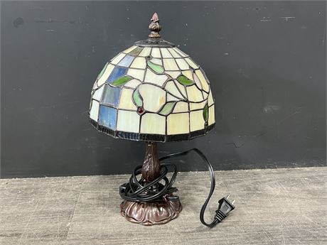 TIFFANY STYLE LAMP 12” TALL