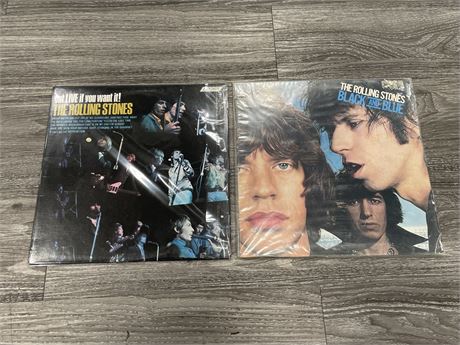 2 ROLLING STONES RECORDS - GOOD CONDITION