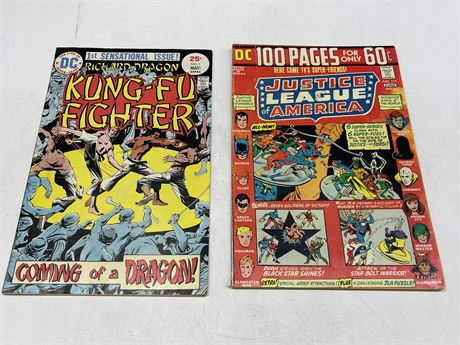 JUSTICE LEAGUE OF AMERICA NO. 111 AND KUNG FU FIGHTER NO. 1