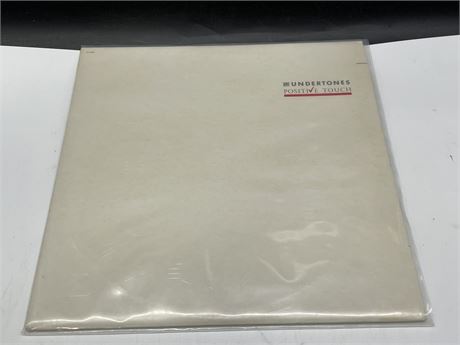 1981 PRESS THE UNDERTONES - POSITIVE TOUCH EMBOSSED COVER - NEAR MINT (NM)