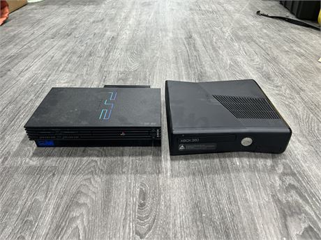 PS2 + XBOX 360 CONSOLES - UNTESTED