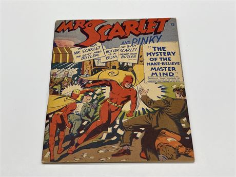 1943 FAWCETT - MR.SCARLET & PINKY #12 (MINI COMIC)