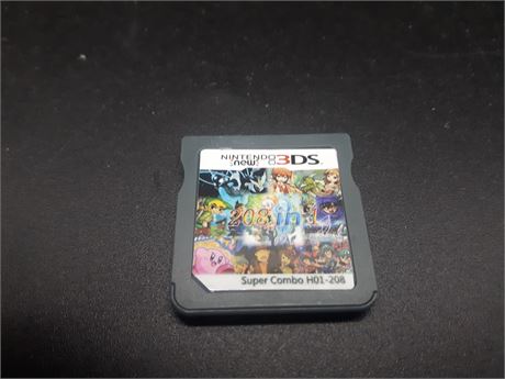 SUPER 208-IN-1 COMBO GAME (IMPORT) - VERY GOOD CONDITION -DS
