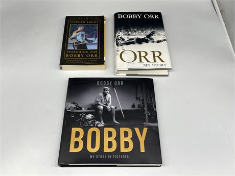 3 BOBBY ORR BOOKS