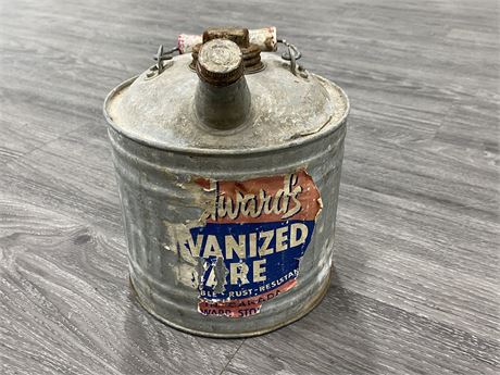 VINTAGE WOODWARDS GAS CAN (8”X9”)