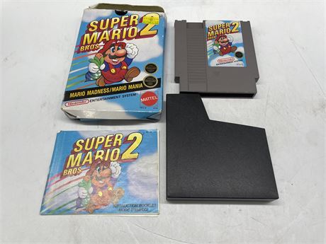 IN BOX SUPER MARIO BROS 2 - NES