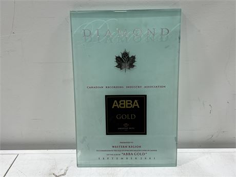 ABBA GOLD DIAMOND DISPLAY (12”x18”)