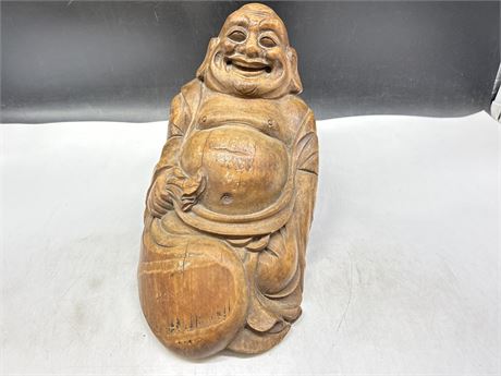 VERY EARLY HAND CARVED CHINESE BUDDHA - POSSIBLE 1800’S