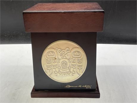 CLARENCE WELLS EMBOSSED NATIVE BOX