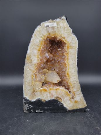 CITRINE CATHEDRAL GEODE (14.5"Tall - 14.95kg)