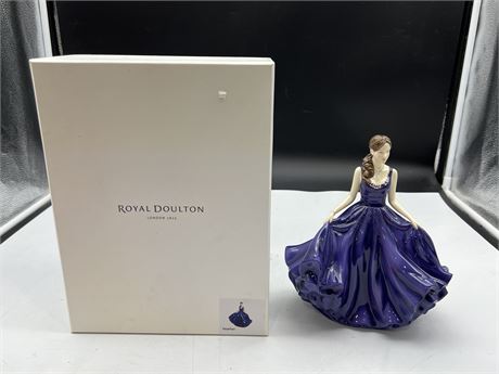 ROYAL DOULTON HEATHER FIGURE IN BOX - EXCELLENT COND. (8.5”)