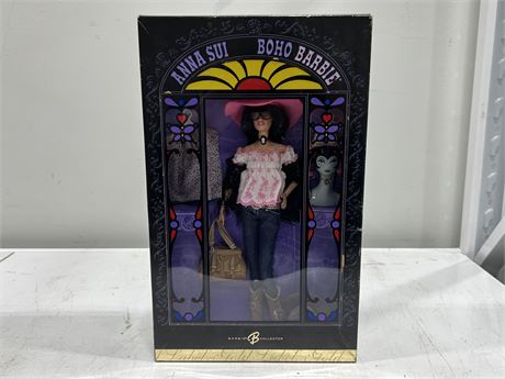 NEW OPEN BOX ANNA SUI BOHO BARBIE (2005 Mattel)