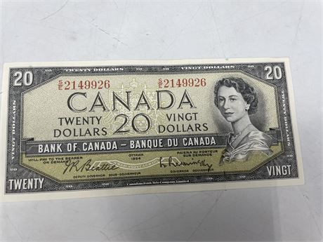 1954 $20 BILL (GREAT CONDITION)