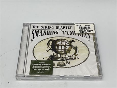 SEALED OLD STOCK - THE SMASHING PUMPKINS CD W/ HYPE STICKERS