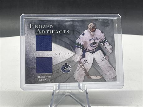 FROZEN ARTIFACTS ROBERTO LUONGO NUMBERED JERSEY CARD 16/50