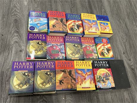 16 HARRY POTTER BOOKS