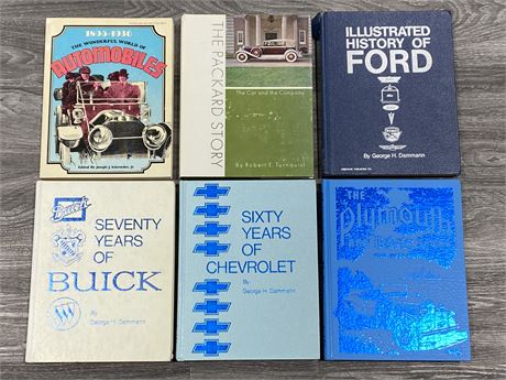HARDCOVER COLLECTABLE CAR BOOKS - FORD, PLYMOUTH, ETC.