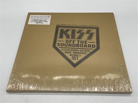 SEALED - KISS - OFF THE SOUND BOARD 2LP