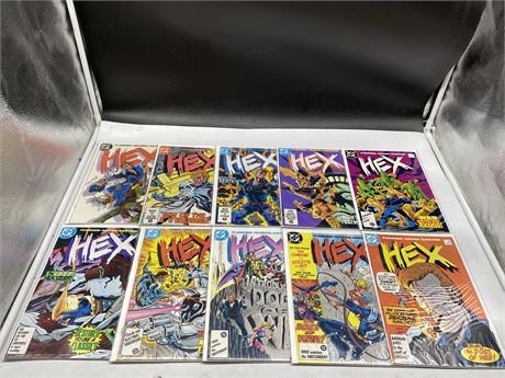 10 DC HEX COMICS