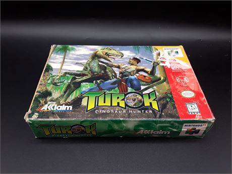 TUROK - N64 - COMPLETE IN BOX
